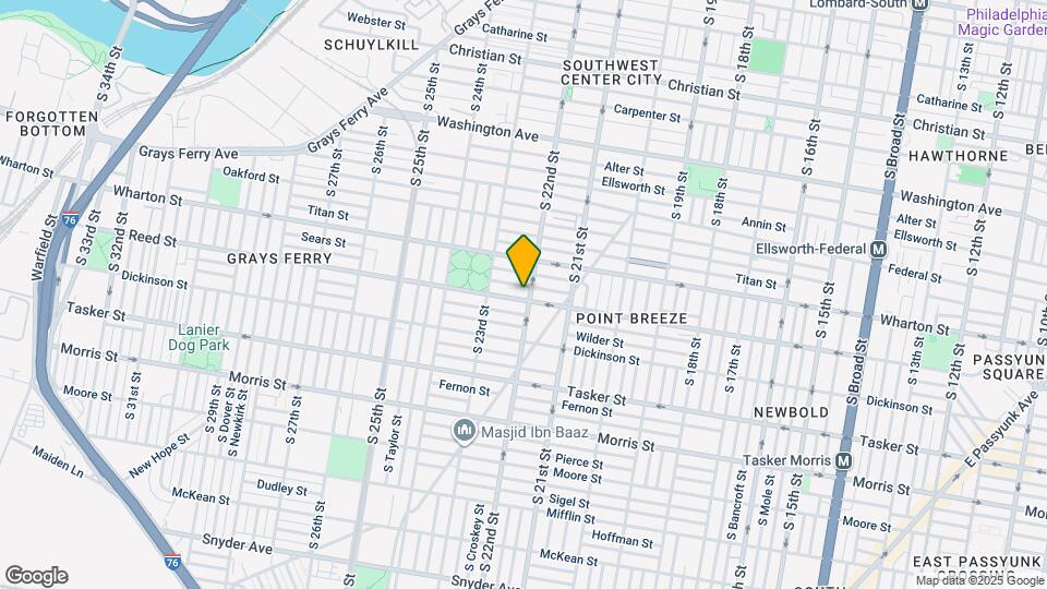 1340 S 22nd St, Unit 2 Map and Location Details