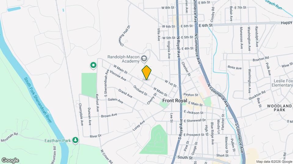 315 W Main St Map and Location Details