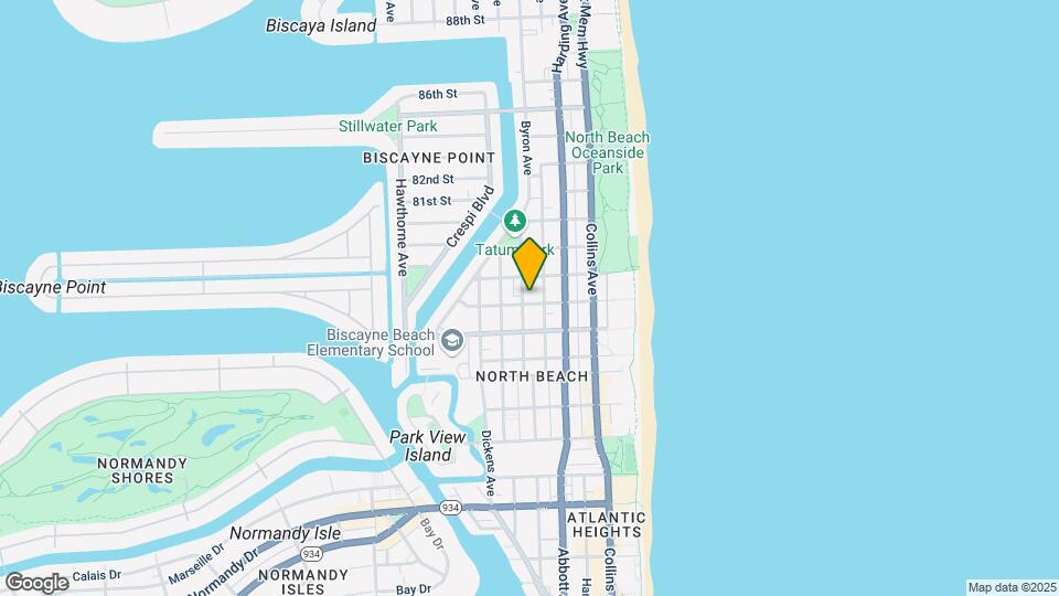 7801 Byron Ave. Mapa y Detalles de la Ubicación