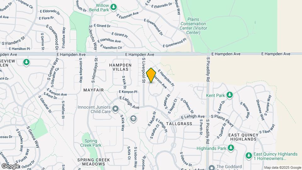 21023 E Jefferson Cir Map and Location Details