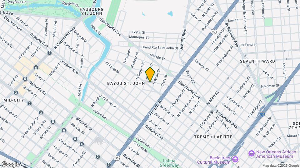 2815 Ursulines Ave, Unit 2815 Mapa y Detalles de la Ubicación