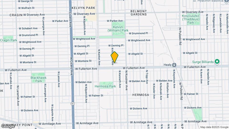 2408 N Kilbourn Ave Map and Location Details