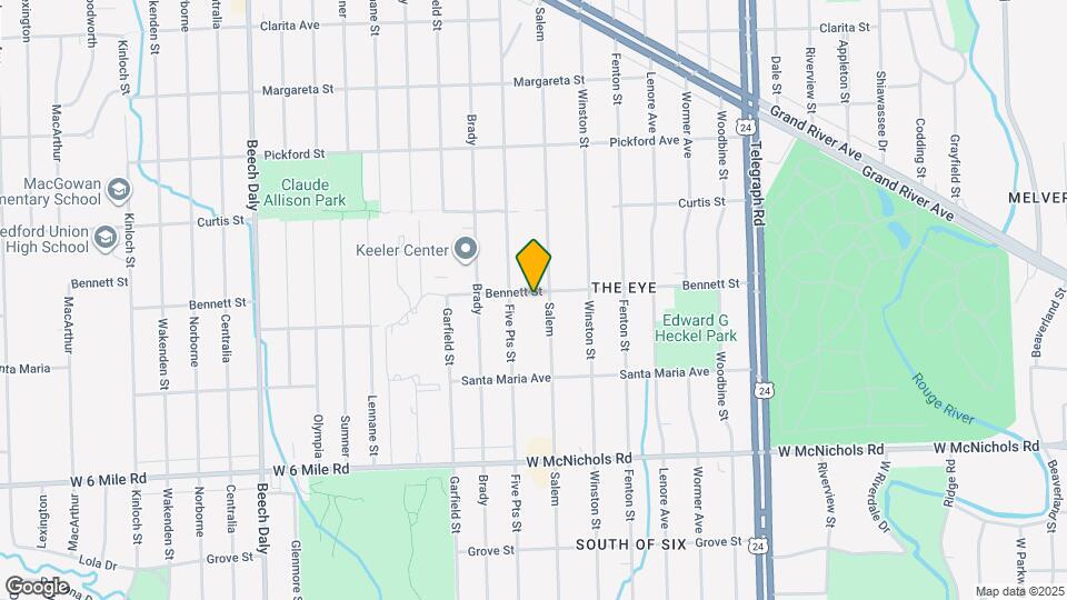 24833 Bennett St Map and Location Details