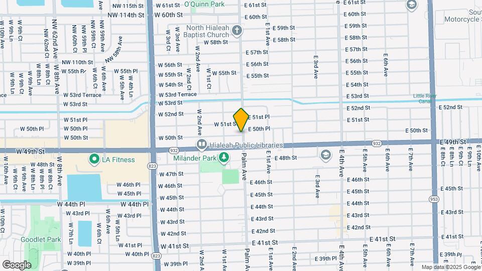 5xx E 50th St Map and Location Details