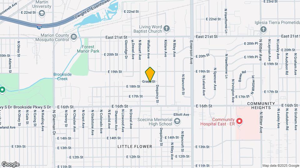 4732 E 18th St Map and Location Details