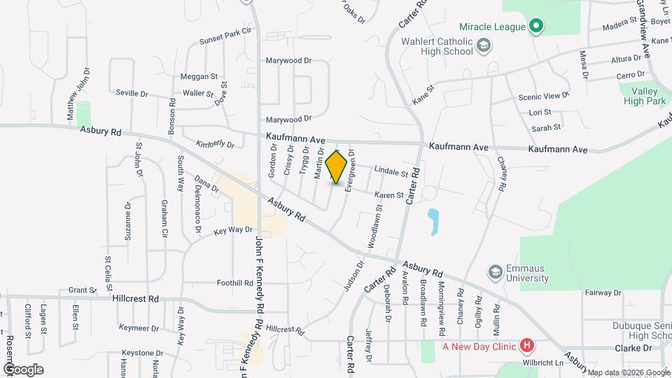 2290 Theda Dr Map and Location Details