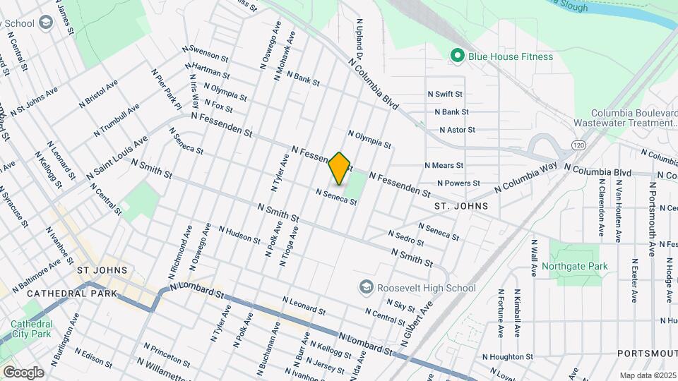 9421 N Calhoun Ave Map and Location Details