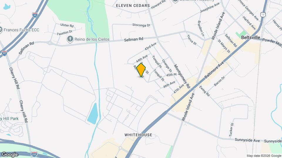 4421 Romlon St, Unit 104 Alex Conteh Map and Location Details