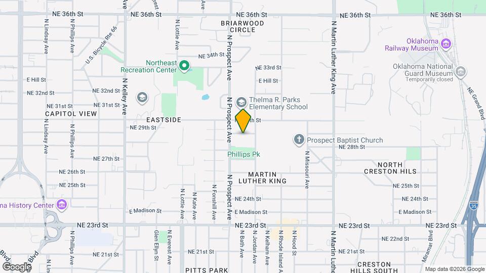 1524 NE 29th St Map and Location Details