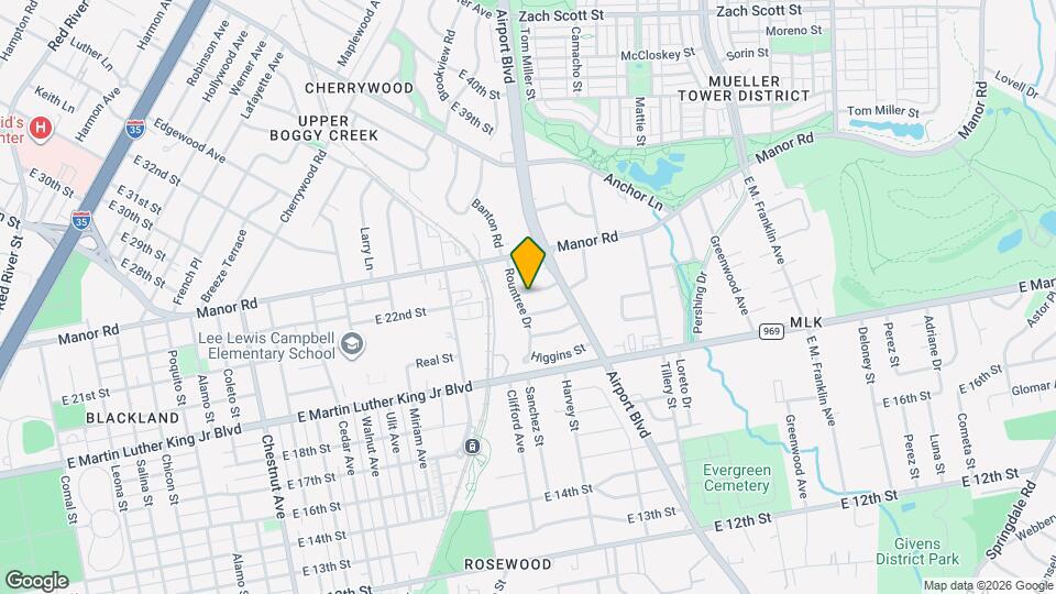 2933 Moss St Map and Location Details