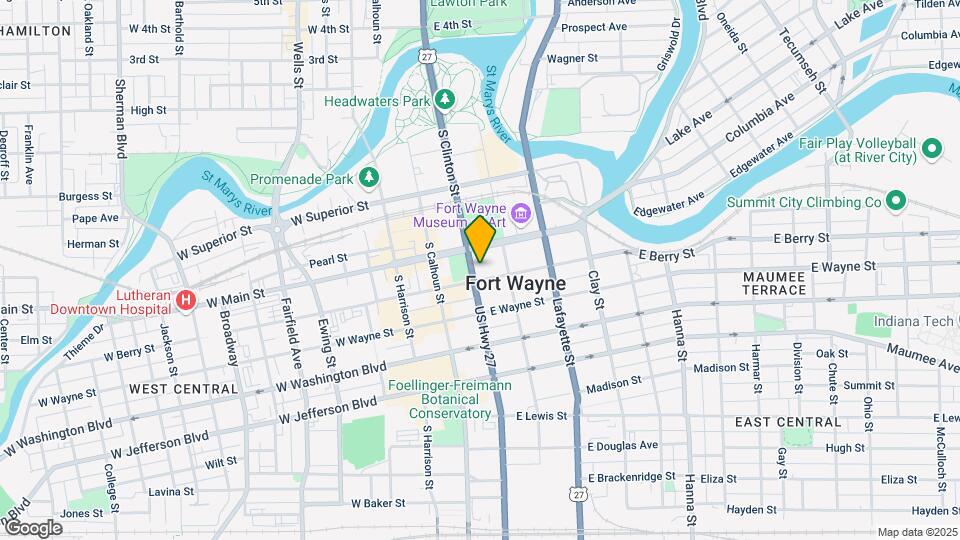 Anthony Wayne Building Map and Location Details