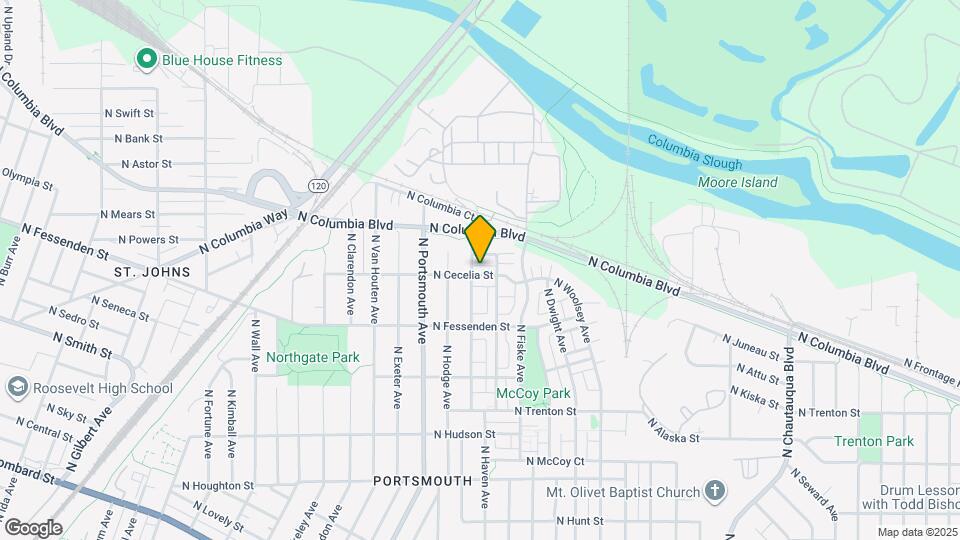 5037 N Cecelia St Map and Location Details