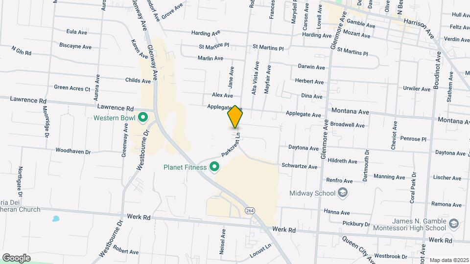 3355 Parkcrest Ln Mapa y Detalles de la Ubicación