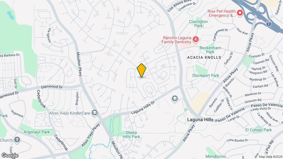 881 Via Mendoza Map and Location Details