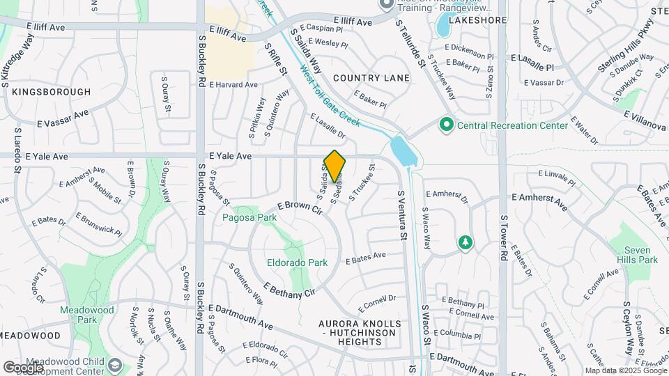 2759 S Sedalia St Mapa y Detalles de la Ubicación