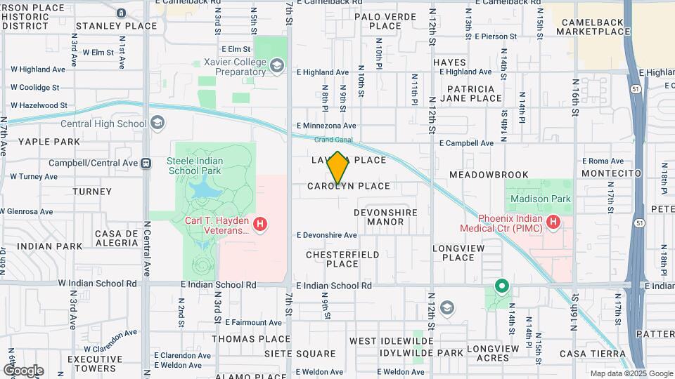 829 E Turney Ave Map and Location Details