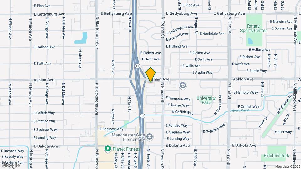 2330 E Ashlan Ave Map and Location Details