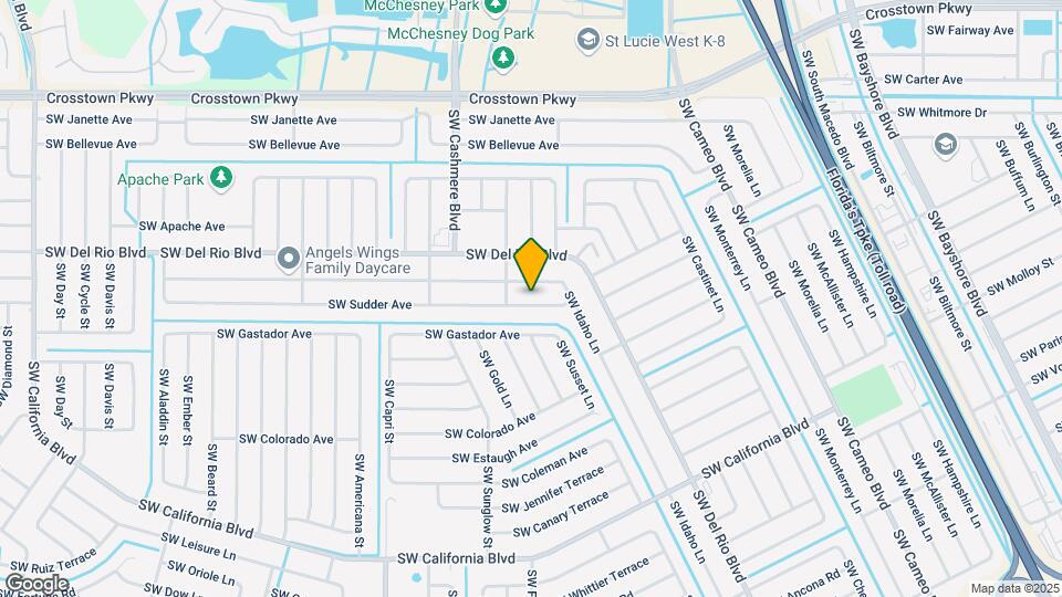 1061 SW Sudder Ave Map and Location Details