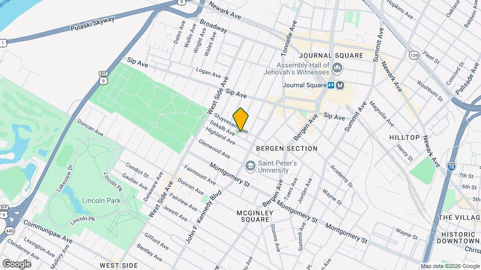 84 Dekalb Ave Map and Location Details