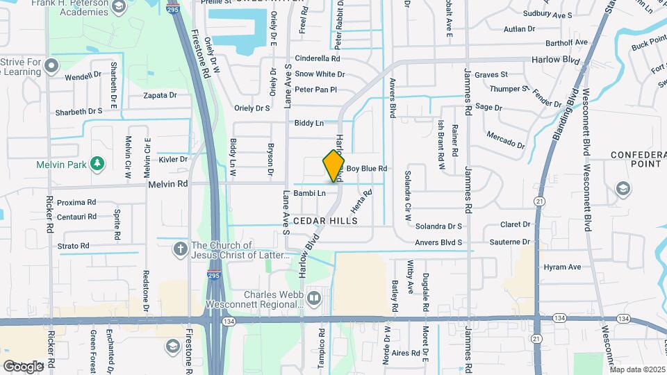 6805 Bambi Ln Map and Location Details