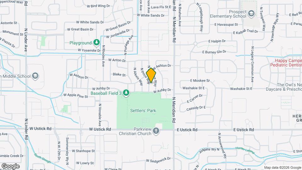 3654 N Price Way Mapa y Detalles de la Ubicación