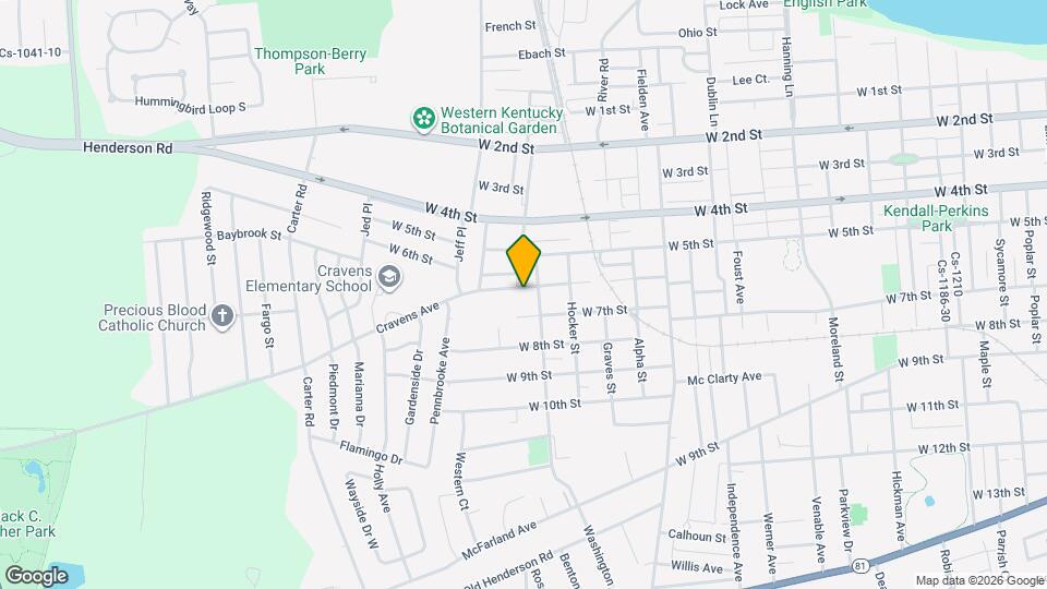 2514 Cravens Ave Map and Location Details