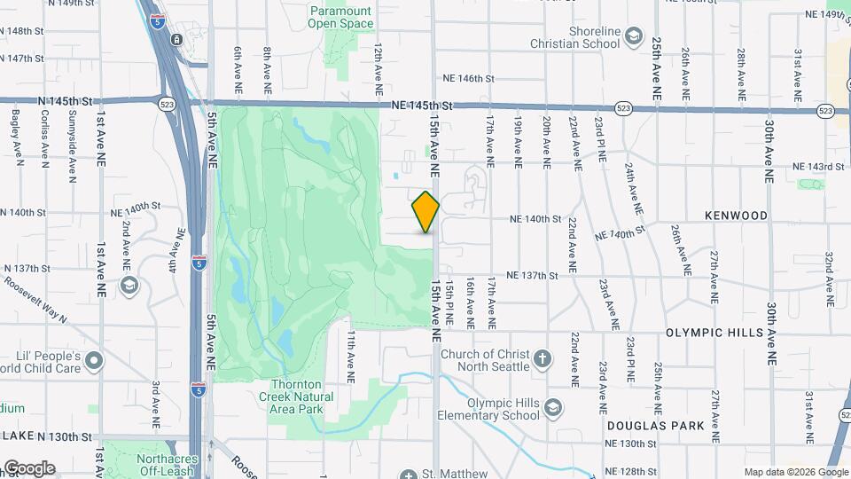 13735 15th Ave NE Map and Location Details