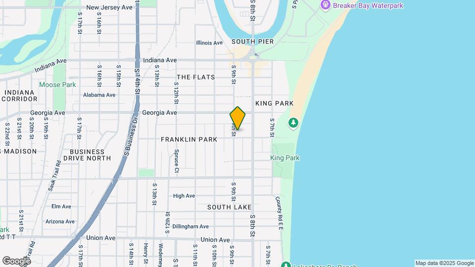 1445 S 9th St Map and Location Details