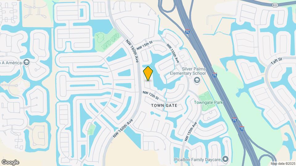 1268 NW 159th Ave Map and Location Details