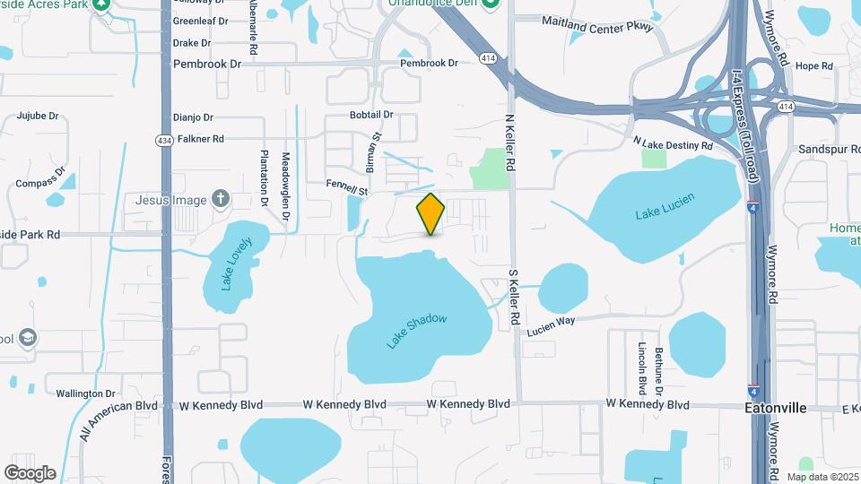 1408 Lake Shadow Cir, Unit 1105 Map and Location Details
