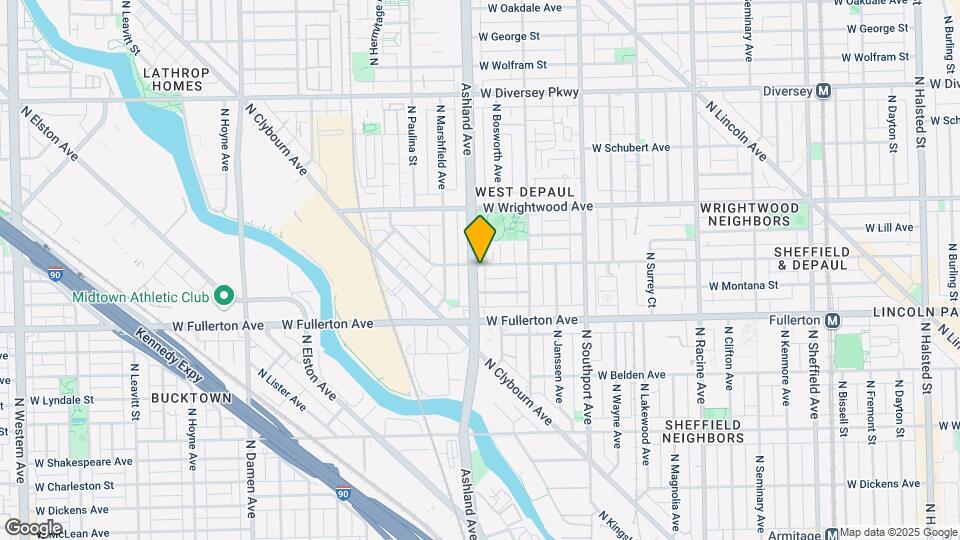 2455 N Ashland Ave Map and Location Details