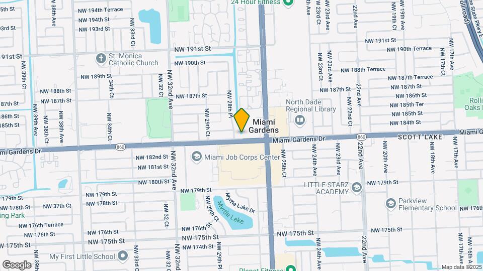2801 NW 183rd St Map and Location Details
