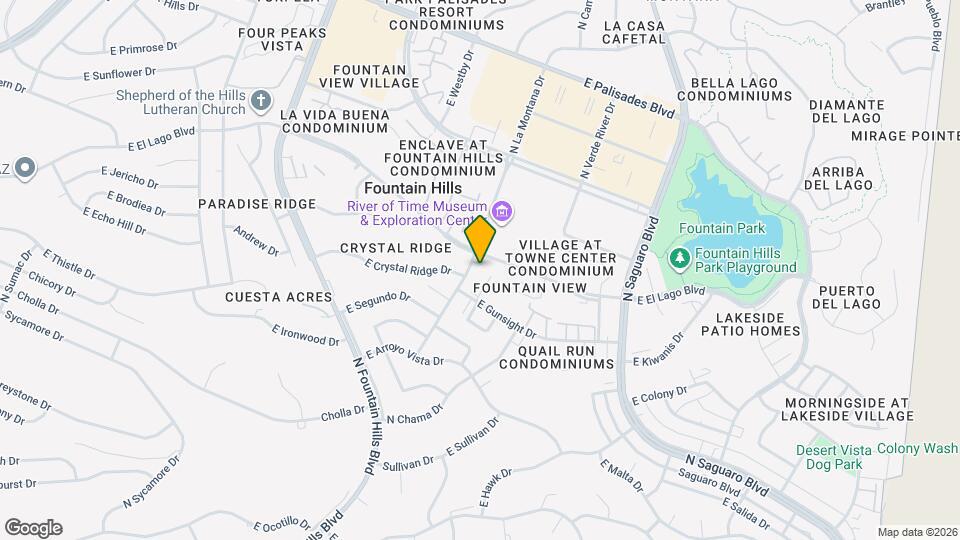 12627 N La Montana Dr, Unit 107 Mapa y Detalles de la Ubicación