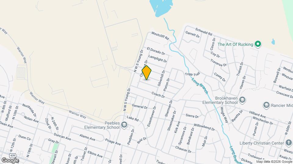 2111 Creekwood Dr Mapa y Detalles de la Ubicación