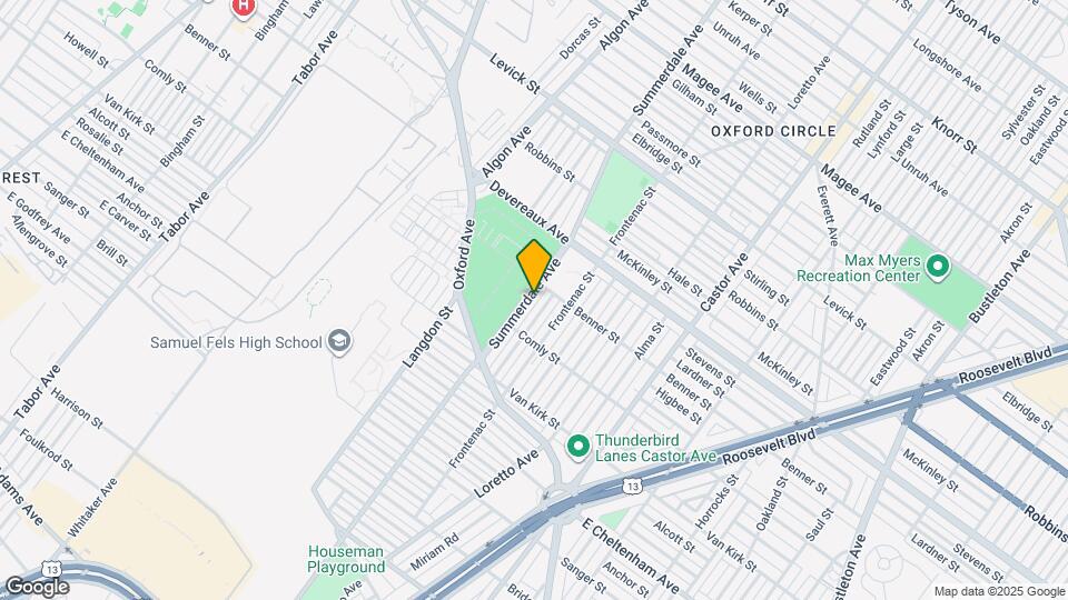 6045 Summerdale Ave Map and Location Details