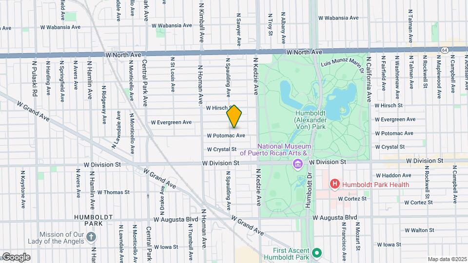3250 W Potomac Ave Map and Location Details