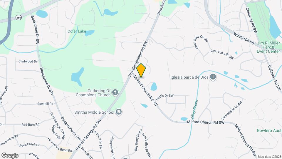 1909 Hampton Springs Ct SW Map and Location Details