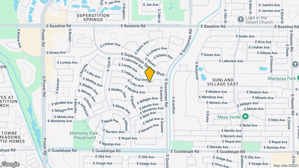 7510 E Lobo Ave Map and Location Details