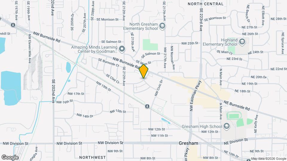 Gresham Station Apartments Map and Location Details
