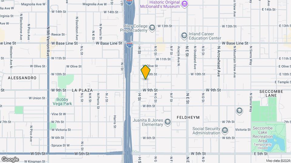 958 N Crescent Ave Map and Location Details
