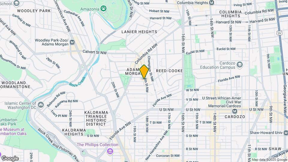 2316 18th St NW Map and Location Details