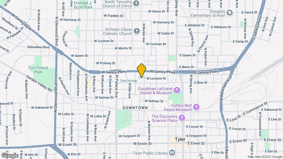 810 N Border Ave Map and Location Details