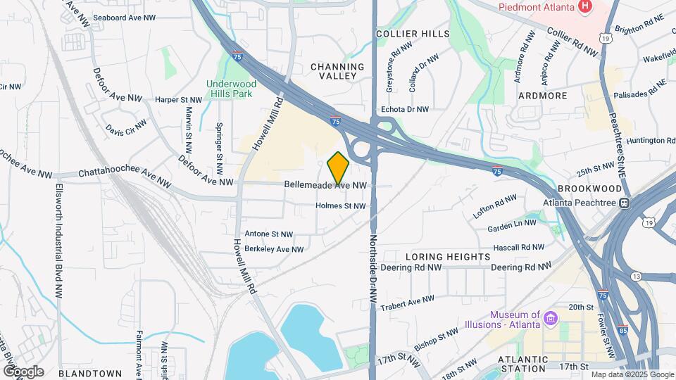 664 Bellemeade Ave NW Map and Location Details