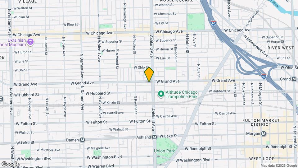 1613 W Grand Ave, Unit 1 Mapa y Detalles de la Ubicación