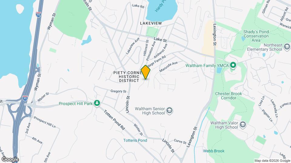 182 Princeton Ave Map and Location Details