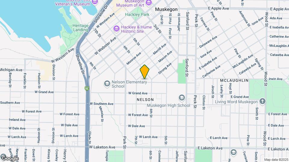 314 Washington Ave Map and Location Details
