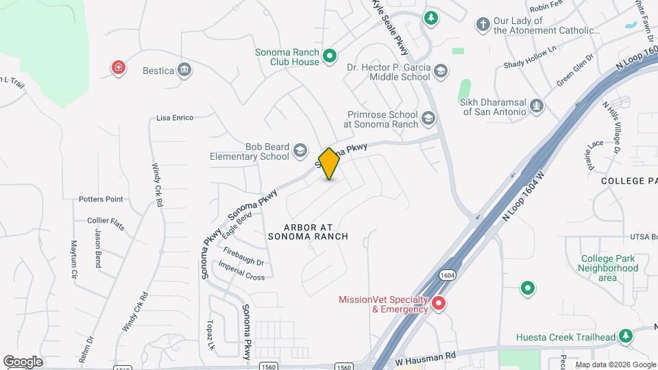 8627 Tioga Pass Map and Location Details