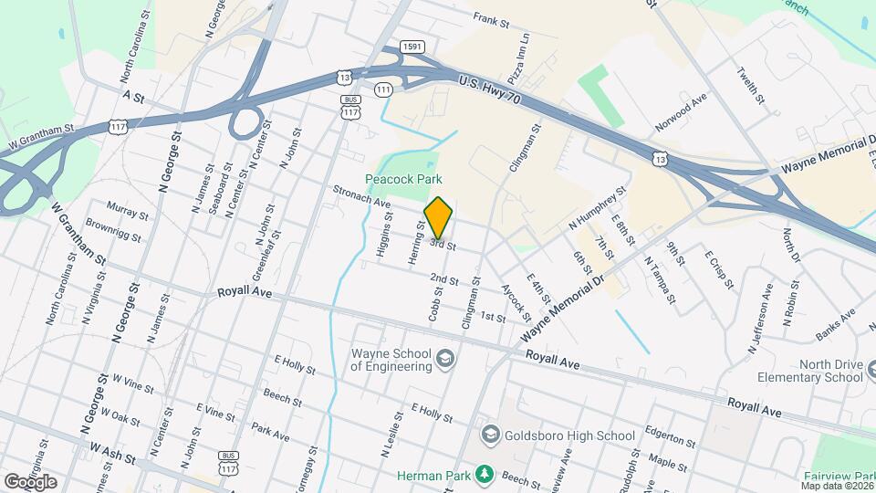610 3rd St Map and Location Details