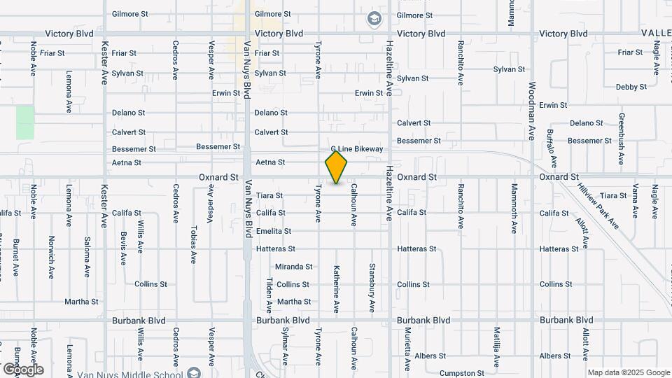 14233 Tiara St Map and Location Details