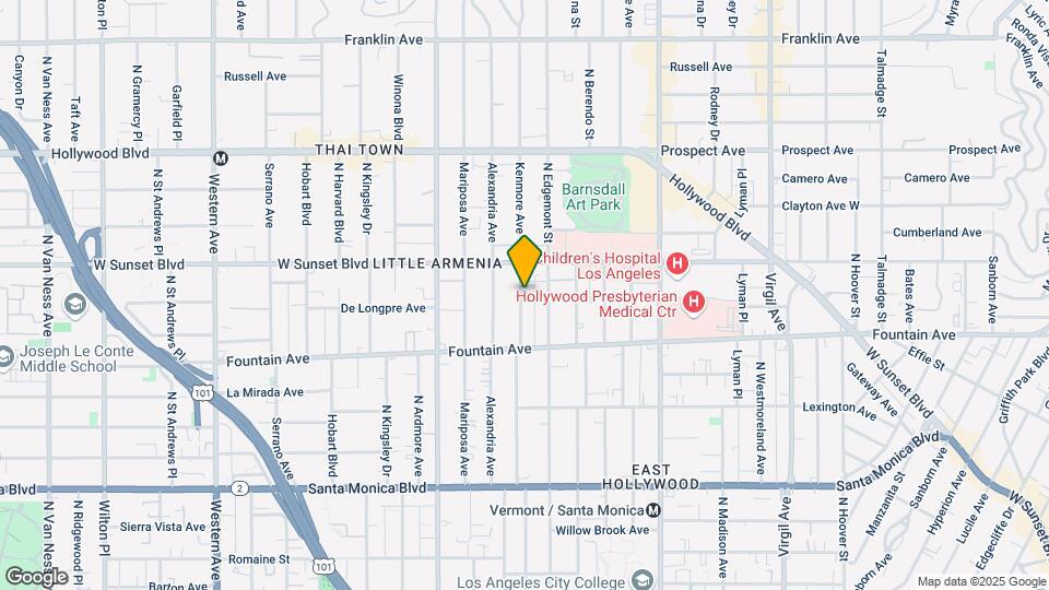 1430 N Kenmore Ave Map and Location Details